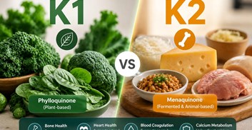 ویتامین K2 چیست و چه تفاوتی با K1 دارد ؟